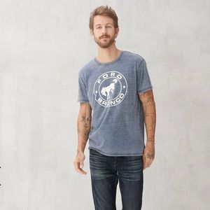 Luckily Brand Ford Bronco graphic Tee in American Navy size Small